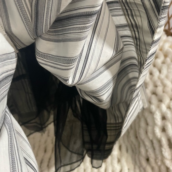 Bryon Lars Beauty Mark striped dress sz 4 - Picture 9 of 16